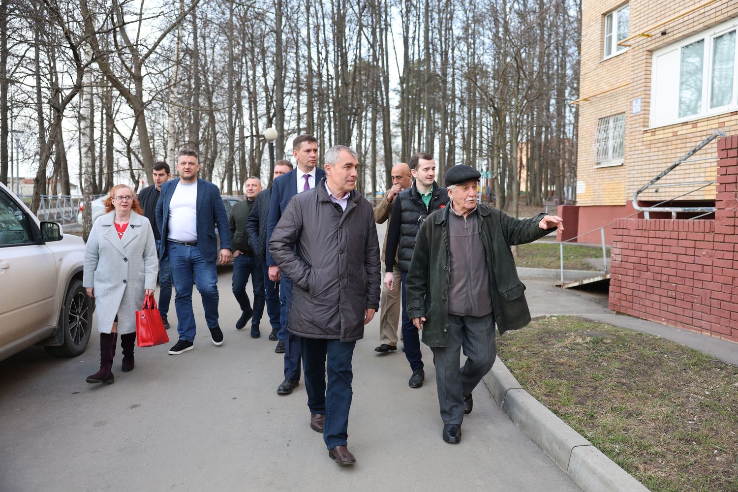 Обход территории прошел в поселке Воскресенское 31 марта