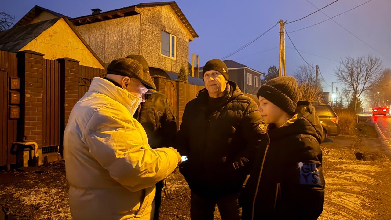 Обход территории в деревне Макарово, 21.11.2025