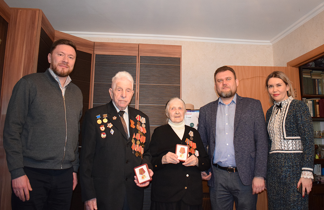 Вручение юбилейных медалей к 80-летию Дня Победы
