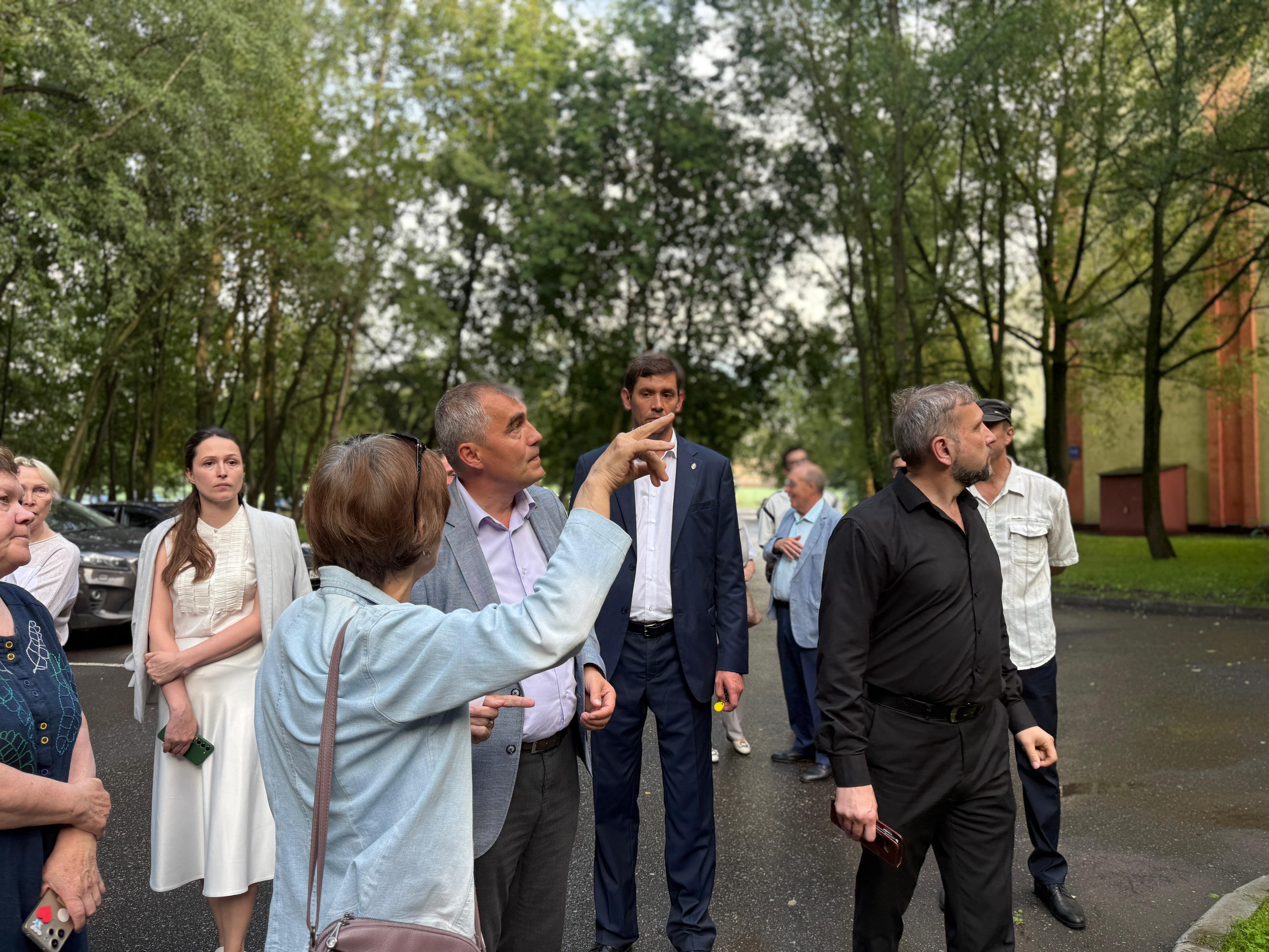 Обход главы управы 25.07