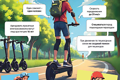 Правила езды на электросамокате