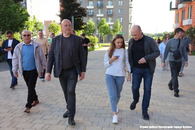Еженедельный обход территории прошел в жилом комплексе «Саларьево Парк» 4 июня
