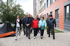 Еженедельный обход территории прошел в жилом комплексе «Саларьево парк»