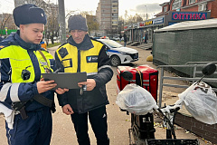 Профилактическое мероприятие «Велокурьер» пройдет на территории Новой Москвы