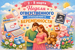  С 2 по 8 марта проходит Неделя ответственного отношения к беременности